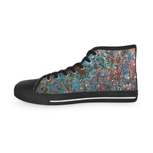 Load image into Gallery viewer, "Water Reflections" Men's High Top Sneakers