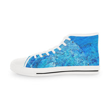 Load image into Gallery viewer, "Blue Point 2" Men's High Top Sneakers