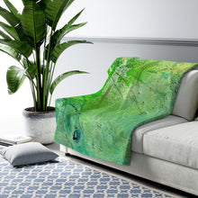 Load image into Gallery viewer, "Lac La Peche" - Sherpa Fleece Blanket