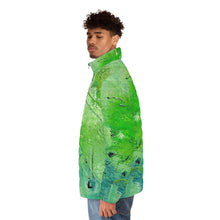 Load image into Gallery viewer, "Lac La Peche" - Men's Puffer Jacket (AOP)