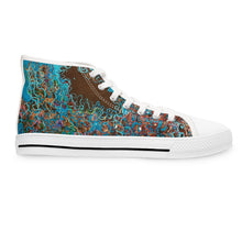 Load image into Gallery viewer, "Water Reflections" Women's High Top Sneakers