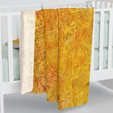 Load image into Gallery viewer, "Yellowcircle" - Sherpa Fleece Blanket