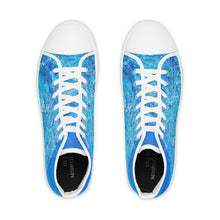Load image into Gallery viewer, "Blue Point 2" Men's High Top Sneakers
