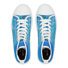 Load image into Gallery viewer, "Blue Point 2" Women's High Top Sneakers
