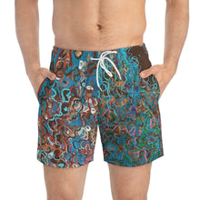 Load image into Gallery viewer, "Water Reflections" Men's Swim Trunks