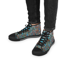 Load image into Gallery viewer, "Water Reflections" Men's High Top Sneakers