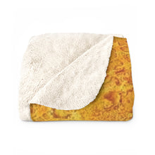 Load image into Gallery viewer, "Yellowcircle" - Sherpa Fleece Blanket