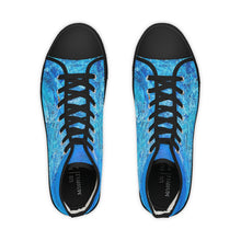 Load image into Gallery viewer, "Blue Point 2" Men's High Top Sneakers