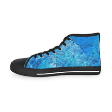 Load image into Gallery viewer, "Blue Point 2" Men's High Top Sneakers