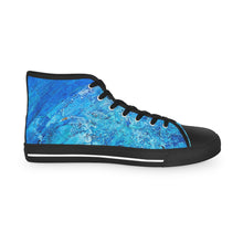 Load image into Gallery viewer, "Blue Point 2" Men's High Top Sneakers