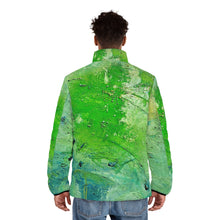 Load image into Gallery viewer, "Lac La Peche" - Men's Puffer Jacket (AOP)