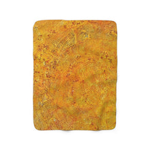 Load image into Gallery viewer, "Yellowcircle" - Sherpa Fleece Blanket
