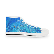 Load image into Gallery viewer, &quot;Blue Point 2&quot; Men&#39;s High Top Sneakers
