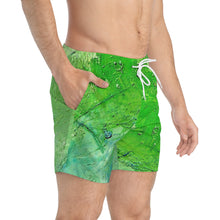 Load image into Gallery viewer, &quot;Lac La Peche&quot; Men&#39;s Swim Trunks
