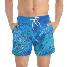 Load image into Gallery viewer, &quot;Blue Point 2&quot; Men&#39;s Swim Trunks
