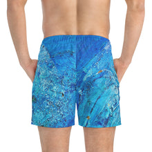 Load image into Gallery viewer, &quot;Blue Point 2&quot; Men&#39;s Swim Trunks
