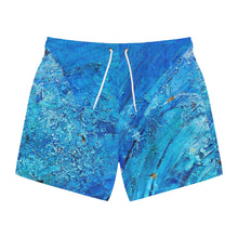 Load image into Gallery viewer, &quot;Blue Point 2&quot; Men&#39;s Swim Trunks
