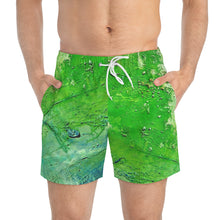 Load image into Gallery viewer, &quot;Lac La Peche&quot; Men&#39;s Swim Trunks
