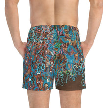 Load image into Gallery viewer, &quot;Water Reflections&quot; Men&#39;s Swim Trunks
