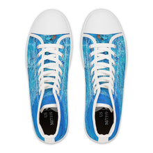 Load image into Gallery viewer, &quot;Blue Point 2&quot; Women&#39;s High Top Sneakers
