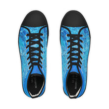 Load image into Gallery viewer, &quot;Blue Point 2&quot; Men&#39;s High Top Sneakers
