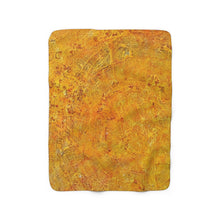 Load image into Gallery viewer, &quot;Yellowcircle&quot; - Sherpa Fleece Blanket
